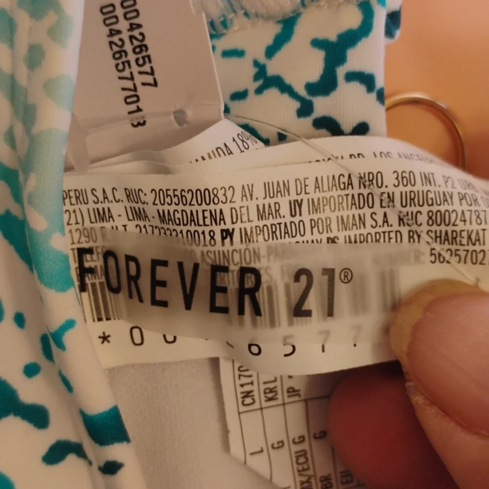 Forever 21 Zip Up Swim Bottom